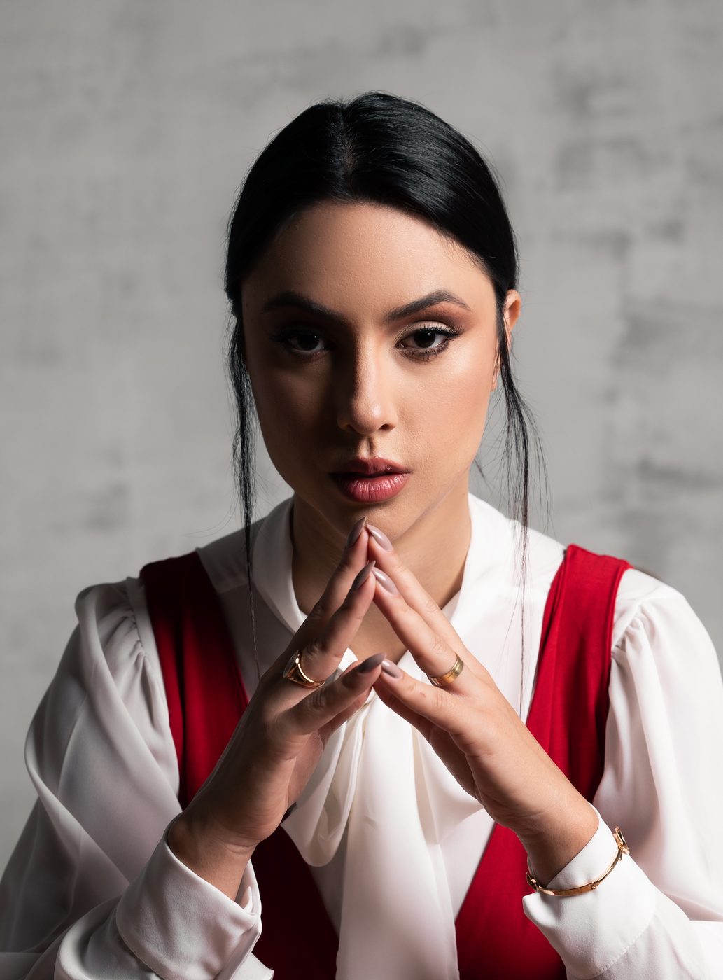Coach em retrato editorial